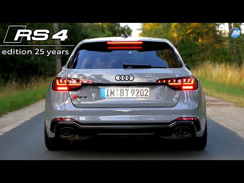 2025 Audi RS4 edition 25 years | DRIVE & SOUND💥| Automann in 4K