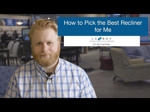 Part of a video titled How to Pick the Best Recliner for Me - YouTube
