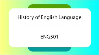 ENG501 mid term mcqs | History of English Language MCQs | ENG501 MCQs | Set 3 @querypointofficial