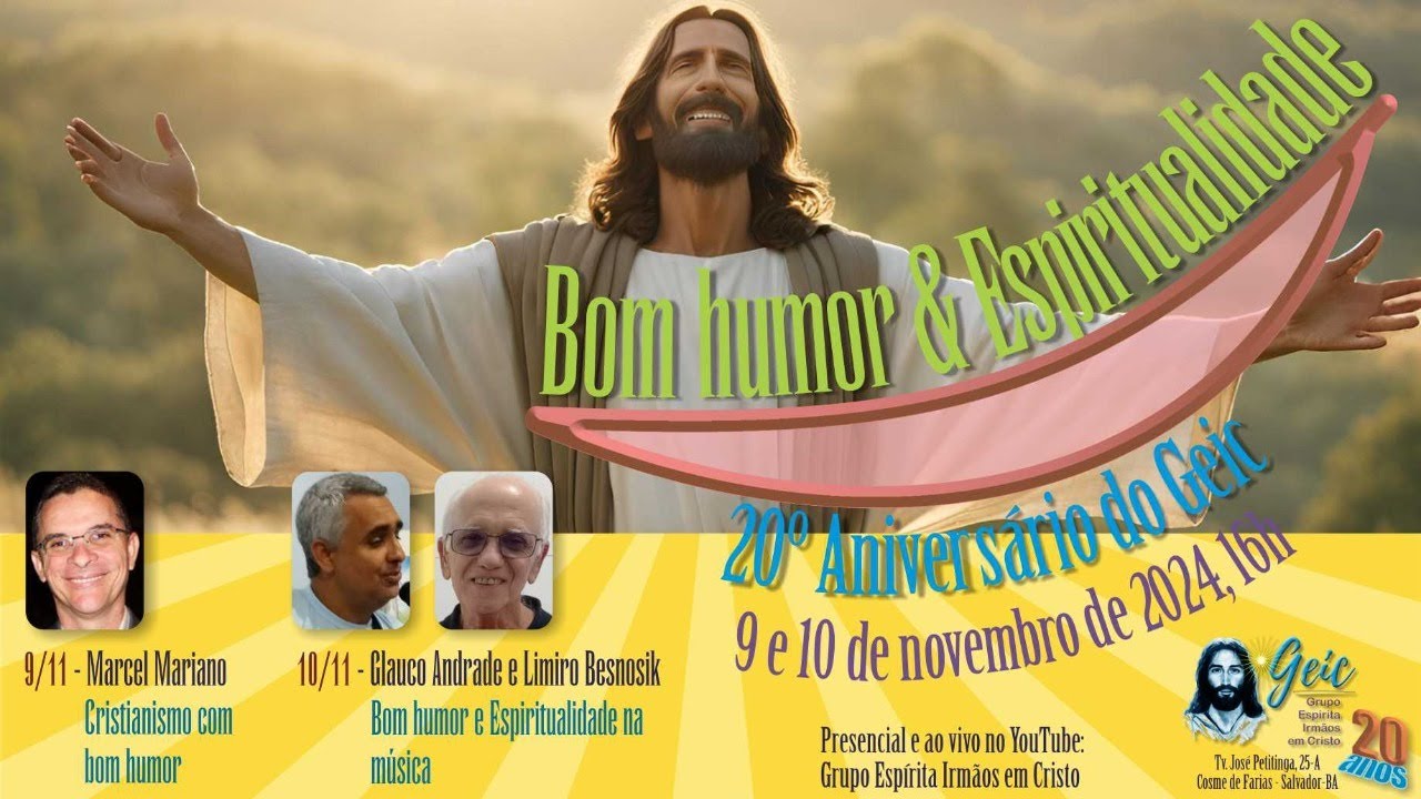 Palestra especial - Marcel Mariano: "Cristianismo com bom humor"