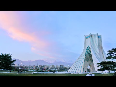 TEHRAN PART I - SHAHYAD MONUMENT, NATL GARDEN, ABGINEH MUSEUM
