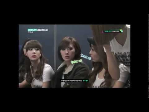 (나인뮤지스) Nine Muses cut 'Out of Closet' Joke - Show Champion (Apr 3,2012)