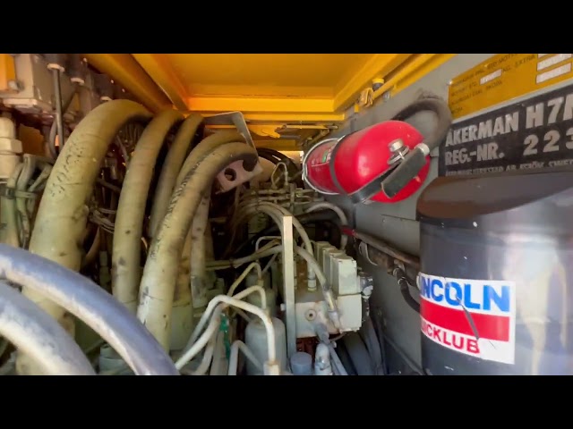 1437806 Wheel excavator Åkerman H7Mc -88 "Environmental engine" 14627 hours with buckets