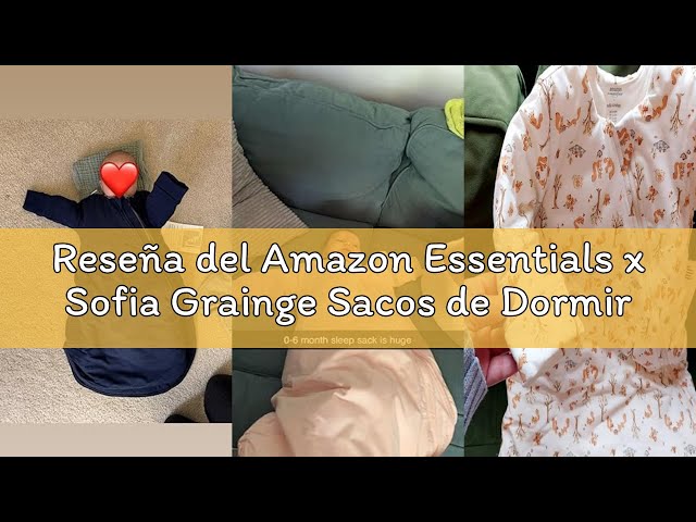 Vídeo relacionado con Amazon Essentials x Sofia Grainge Pijama Ceñido de Algodón con Pies Unisex Niño, Pack de 2, Carmín/Varios Corazones, 3 años