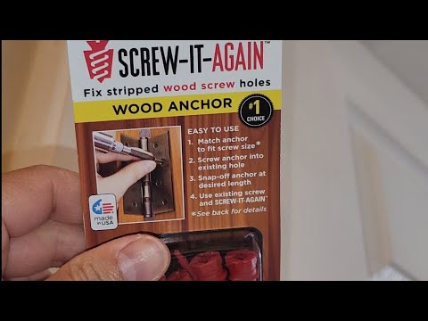 Amazon Item Review Screw-it-Again Screw It Again Wood Anchor Anchors Fix Stripped Wood Screw Holes