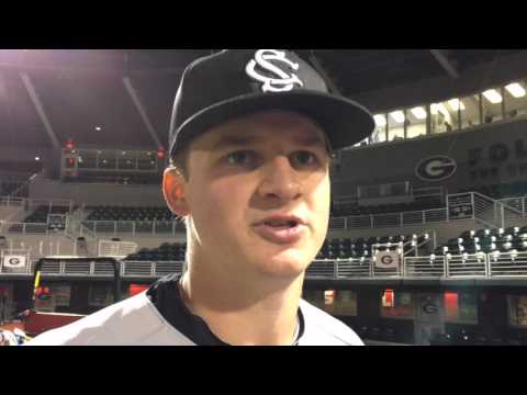 Clarke Schmidt speaks after leading USC to 3-1 win over UGA