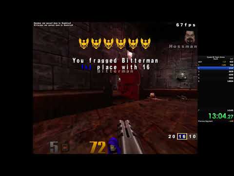 Quake III Arena speedrun on Nightmare! - 1:15:19
