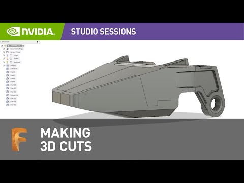 Making Perfect 3D Cuts in Fusion 360 w/ Alex Senechal | NVIDIA Studio Sessions
