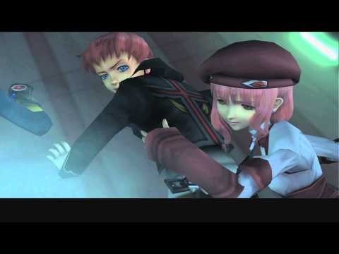 Xenosaga III HD Cutscene 190 - E.S. Asher Descends (Miltia City) - ENGLISH - REGULAR MODE