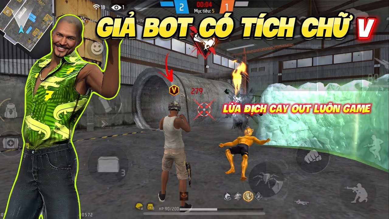 Giả Bot Có Tích Chữ "V" Quyền Lực và Cái Kết Chảy Nước Mắt…