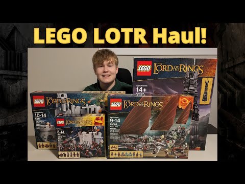 Massive $2000+ LEGO The Lord of the Rings Haul! Unboxing Rare LEGO LOTR!