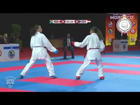 UFAK CADET, JUNIOR & SENIOR CHAMPIONSHIPS 2023 - Casablanca CADET KUMITE FEMALE -54 KG FINAL