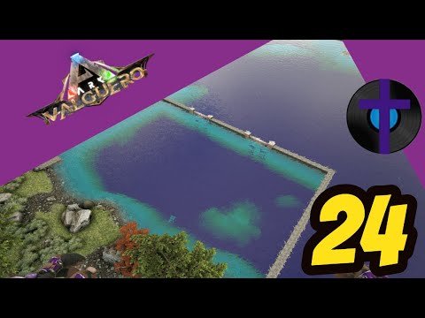 MASSIVE WATER DINO PEN - Ark Survival Evolved - Valguero - Ep 24