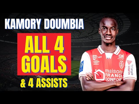 Kamory Doumbia - ALL 4 GOALS & ASSISTS FOR STADE REIMS | Skills & Highlights 