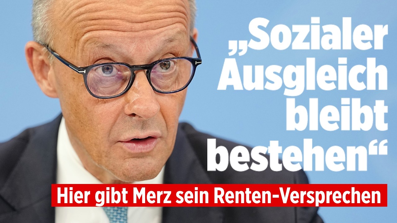 Rentenreform: Merz zum Kurswechsel für stabile Renten – „Nichts tun ist keine Option!“