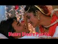 Dheere Dheere Pyar Ko Lyrical- Phool Aur Kaante | Ajay Devgn & Madhoo | Alka Yagnik, Kumar Sanu