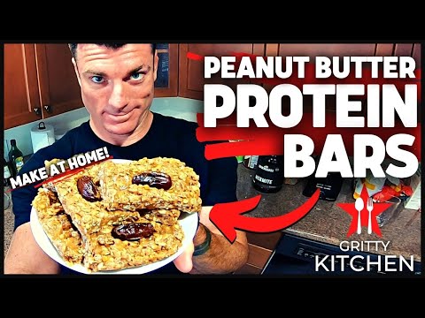 Make Protein Bars at Home | Easy Recipe for Peanut Butter Protein Bars
