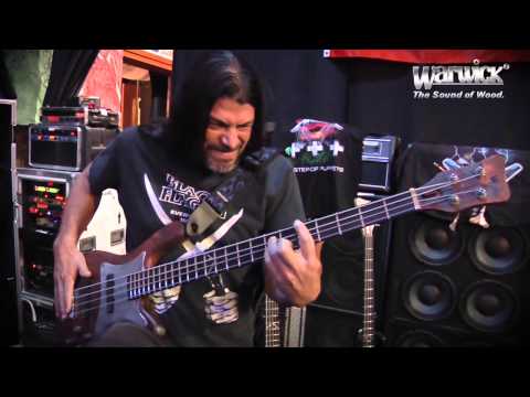 Robert Trujillo and his Warwick Custom Shop Rusty