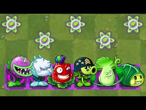Every Plants Power-Up Vs Cardio Zombie & 50 Carnie Imp - PvZ 2.