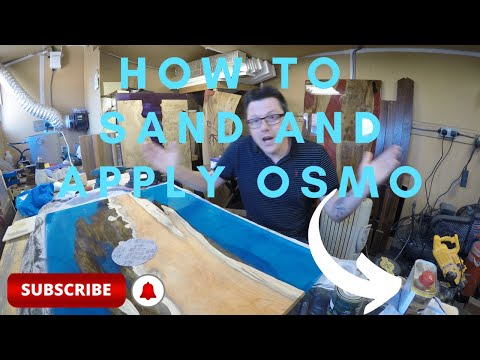 The Best OSMO Finish - on wood and epoxy resin