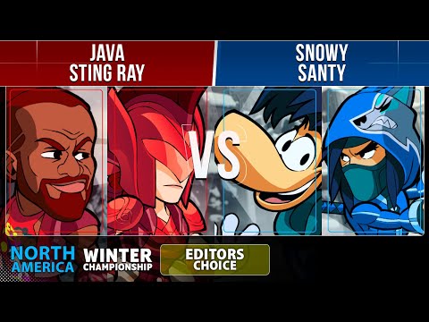 Java & Sting Ray VS Snowy & Santy - Editor's Choice - NA - Brawlhalla Winter Championship 2022