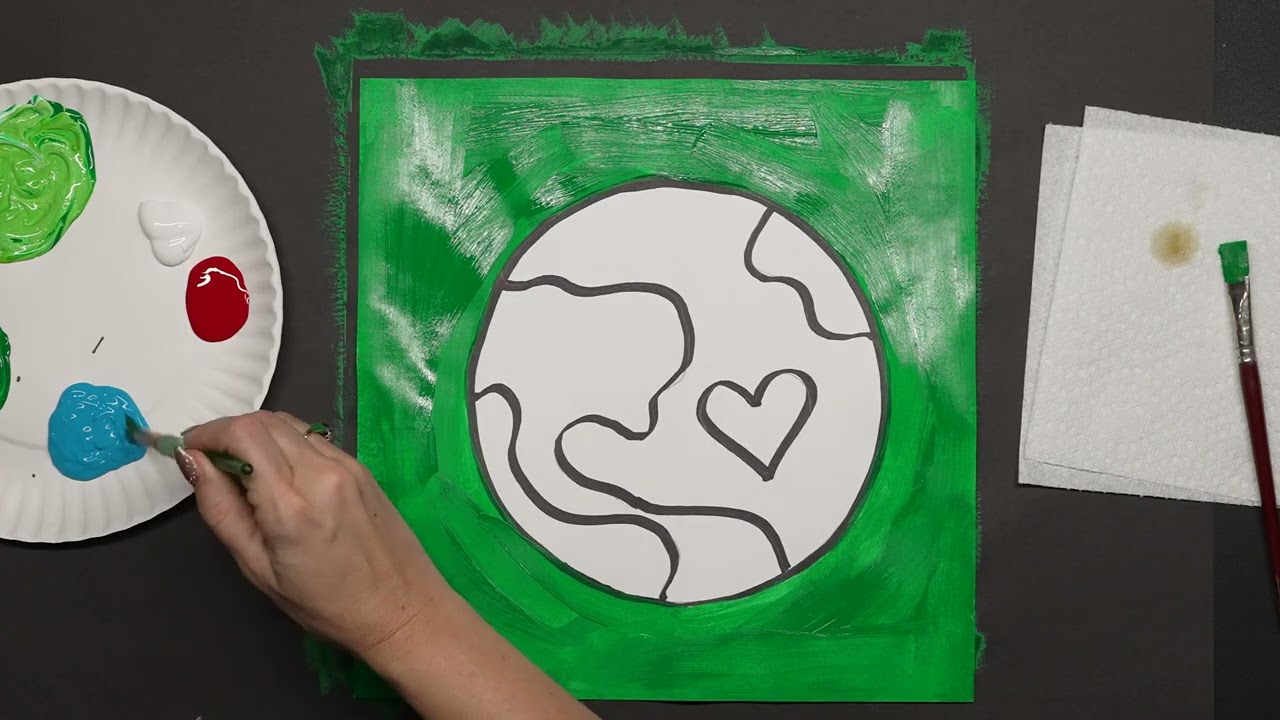 Todd Parr–Inspired Earth Art | 3rd Grade Art Lesson