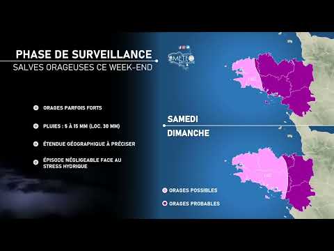 Illustration de l'actualité Salves orageuses attendues ce week-end