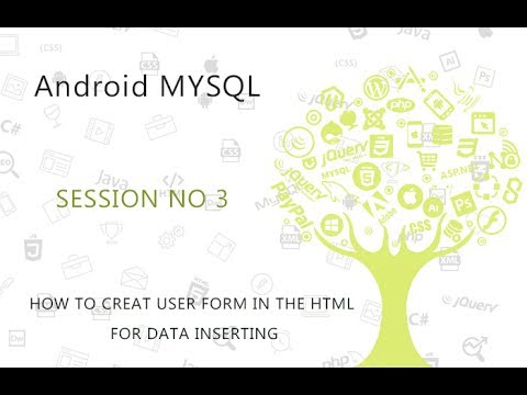 Android MySQL Database Tutorial 3   How to create the Form for input values in Online Hosting File