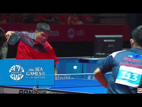 Table Tennis Men's Singles Philippines vs Indonesia | 28th SEA Games Singapore 2015