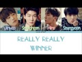WINNER REALLY REALLY Color Coded Lyrics Han Rom Eng