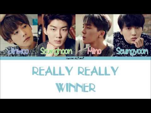 WINNER - REALLY REALLY Color Coded Lyrics [Han/Rom/Eng]