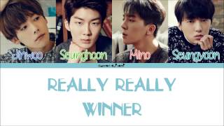 WINNER - REALLY REALLY Color Coded Lyrics [Han/Rom