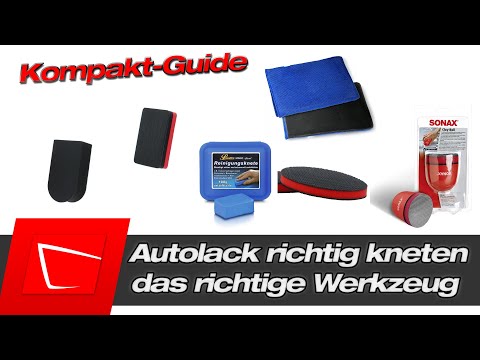 Autolack richtig kneten - die besten Knet-Werkzeuge im Überblick und Tipps