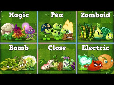 Random 6 Team Plants Battlez - Which Team Plant Will Win? - PvZ 2 Challenge