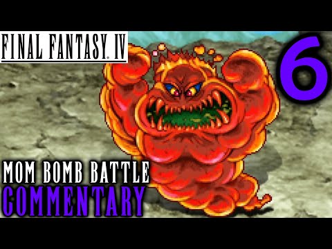 Final Fantasy IV Walkthrough Part 6 - Rydia Learns Fire & Battling The Mom Bomb