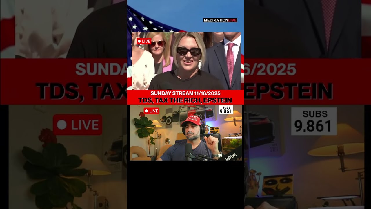🔴 Sunday Stream - Tax The Rich, Epstein - Medi Debates Liberals LIVE