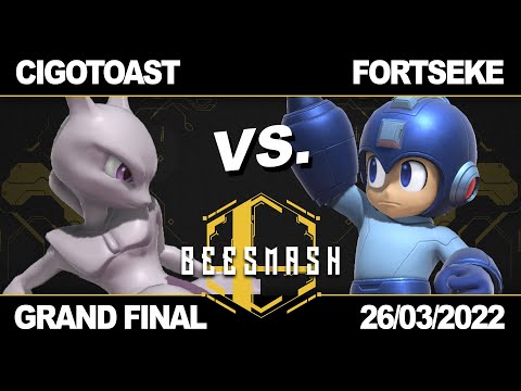 [BeeSmash #9] Cigotoast (Mewtwo) vs. Fortseke (Megaman) - Grand Finals - SSBU