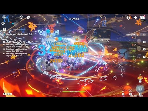 Spiral Abyss 2.7 Floor 12 Full Speedrun