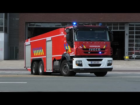 Brandweer Antwerpen met Spoed naar een melding van Gevaarlijke Stoffen