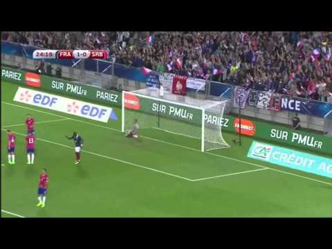 Blaise Matuidi scores ridiculous volley for France vs Serbia 07.09.2015