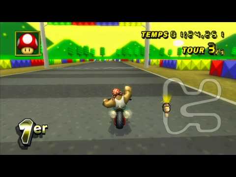 [MKW] 1v1 no-item session vs Yui and crash