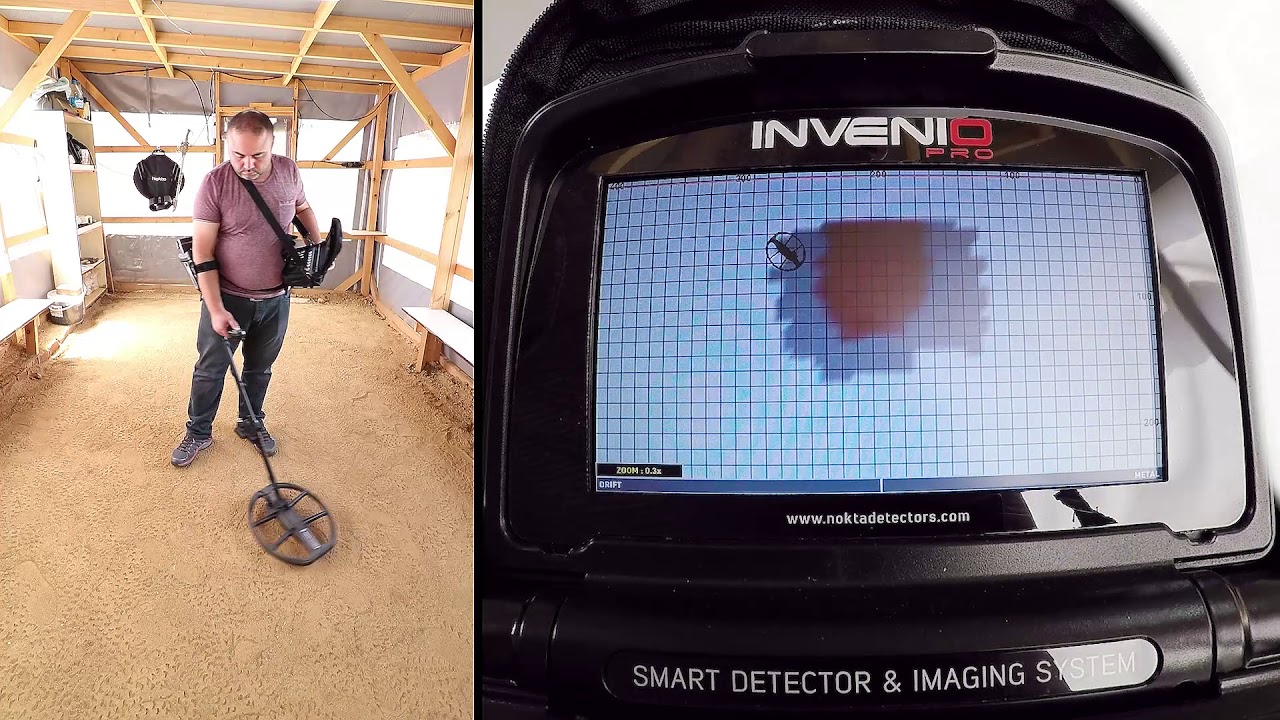 Nokta Invenio - 40cm Çapında Prinç Levhanın Tespiti