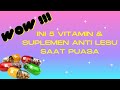 Ini 5 Vitamin Suplemen Anti Lesu Saat Puasa