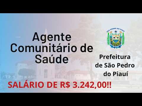 Prefeitura de São Pedro do Piauí - Agente Comunitário de Saúde - Banca Instituto Legatus