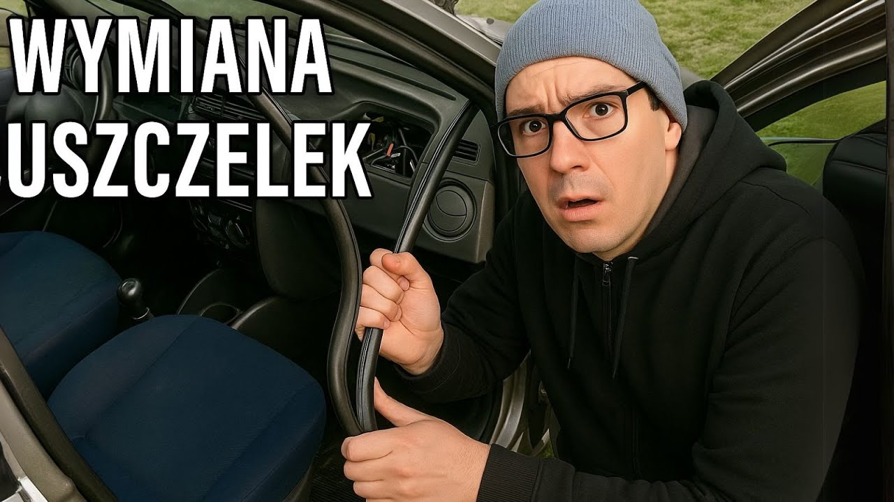 wymiana uszczelki drzwi w samochodzie || jak wymienić uszczelkę drzwi w samochodzie Fiat Punto 2