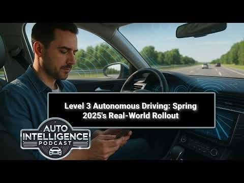 Level 3 Autonomous Driving: Spring 2025s Real World Rollout