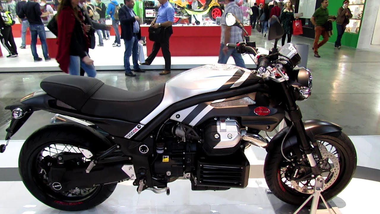 2014 Moto Guzzi Griso 1200 8V SE Walkaround - 2013 EICMA Milan Motorcycle Exhibition