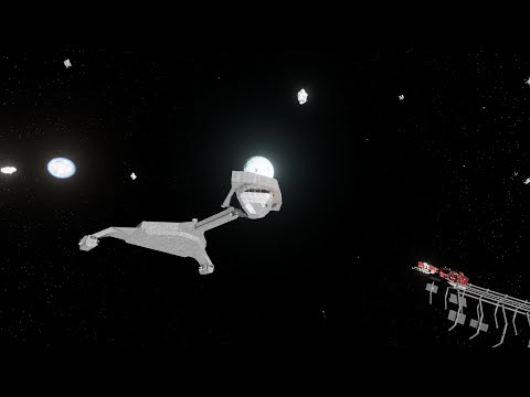 Space Engineers - Star trek Fleet Command Bortas. Weapon test