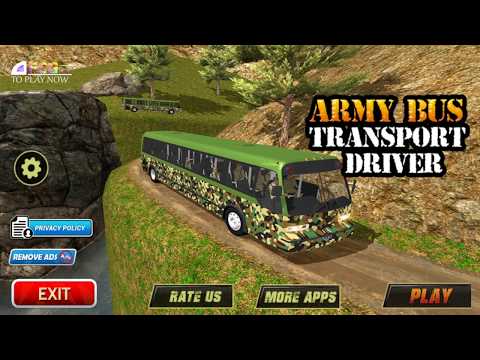 Army Bus Driver US Solider Transport Duty 2017 - Android Gameplay - Free Car Games To Play Now