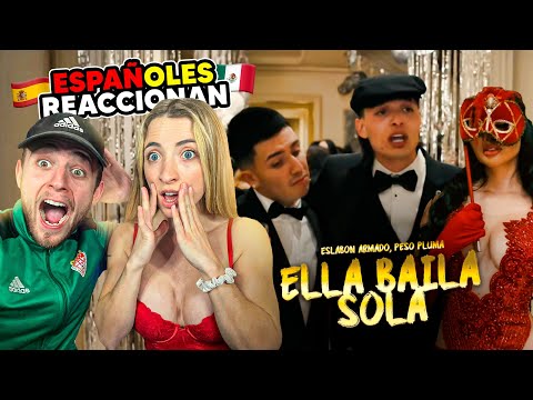 ESPAÑOLES REACCIONAN a PESO PLUMA y ESLABON ARMADO - ELLA BAILA SOLA